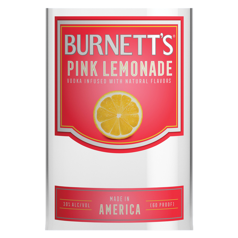 Burnett's Pink Lemonade Vodka 750ml (70 Proof)