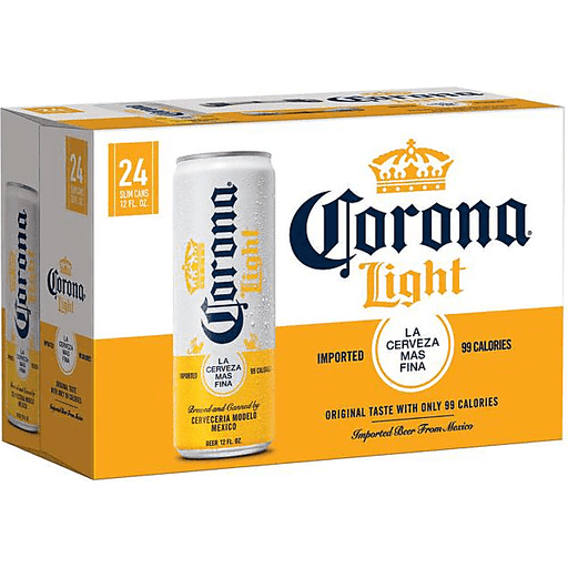 Corona Light 24pk 12oz Can 4% ABV