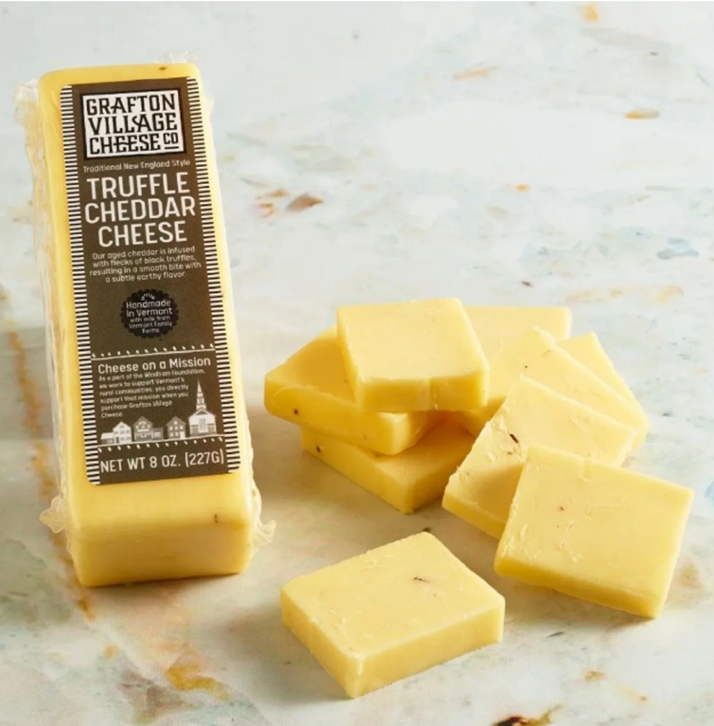 Grafton Truffle Cheddar Cheese Block - 8oz