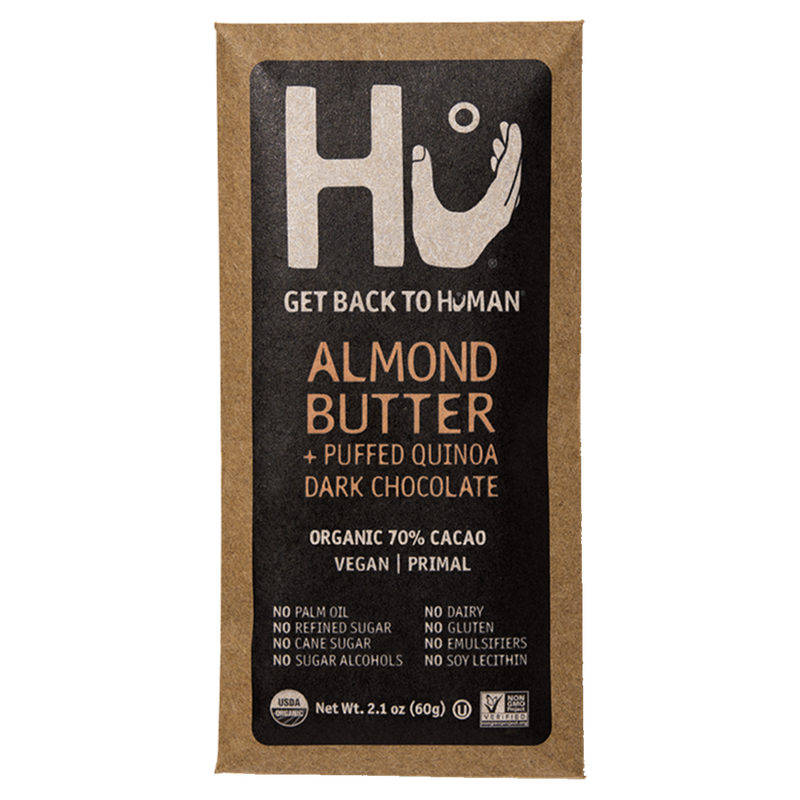 Hu Dark Chocolate Almond Butter and Puffed Quinoa Bar 2.1oz