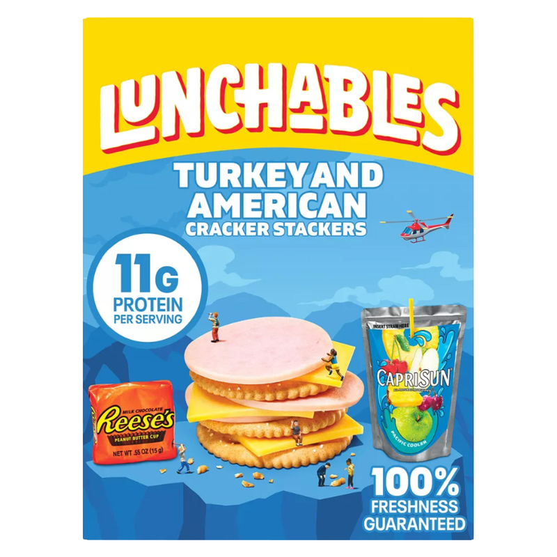 Lunchables Turkey & American Cheese Lunch Combinations with Capri Sun - 8.9oz