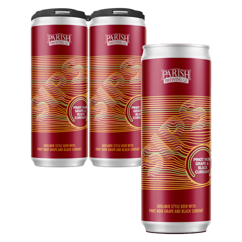 Parish Brewing SIPs Pinot Noir & Black Currant Sour Ale 4pk 12oz Can
