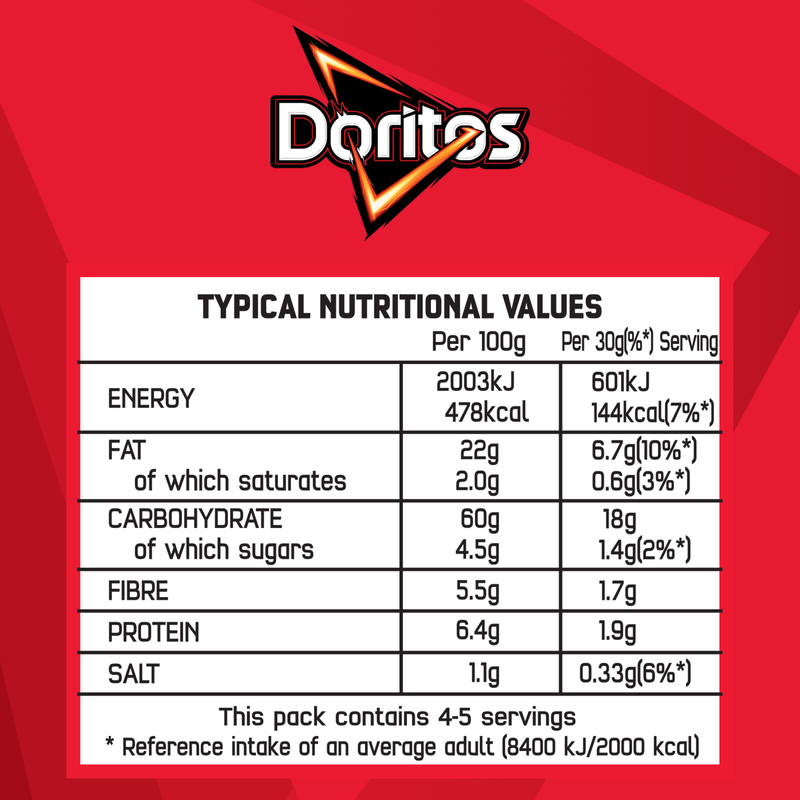 Doritos Chilli Heatwave, 140g