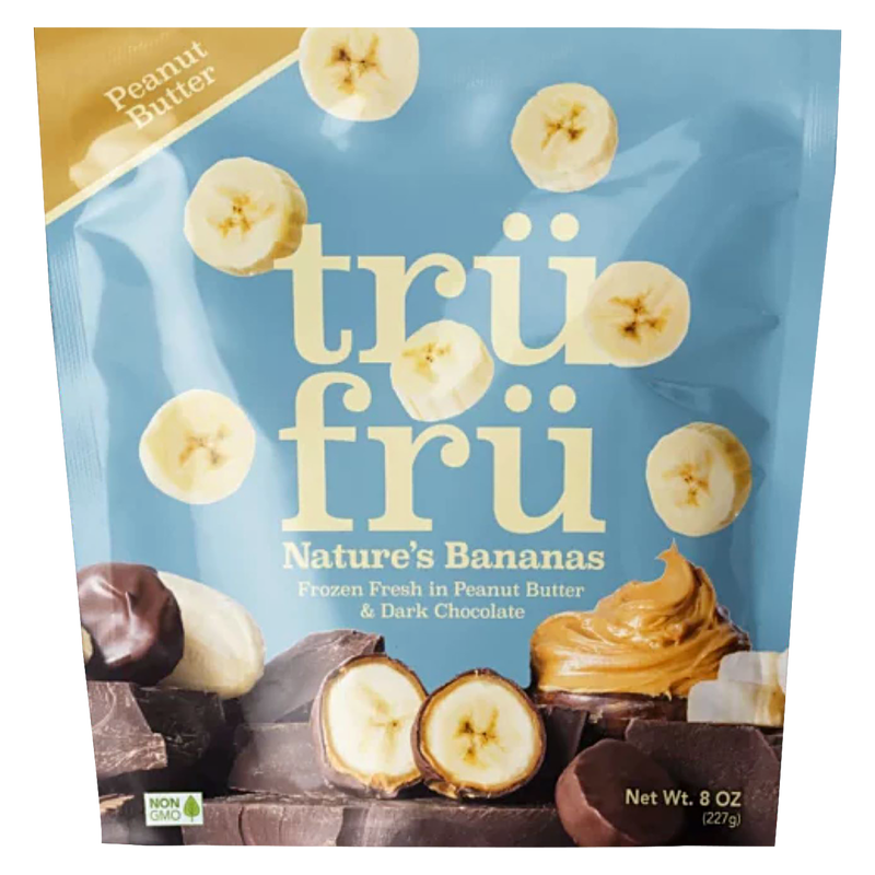 TruFru Natures Bananas Hyper Chilled in Peanut Butter & Dark Chocolate 