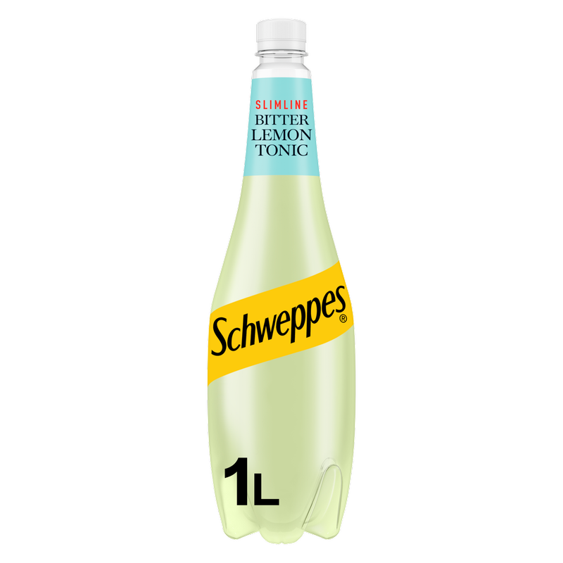 Schweppes Slimline Bitter Lemon, 1L