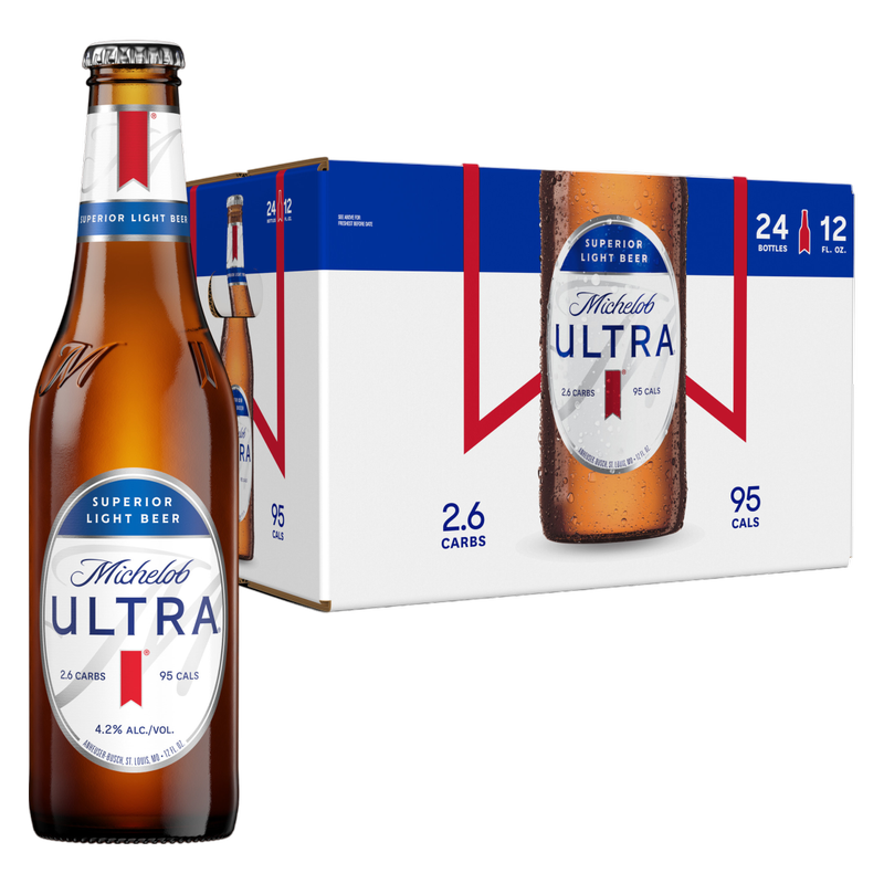 Michelob Ultra 24pk 12oz Btl 4.2% ABV