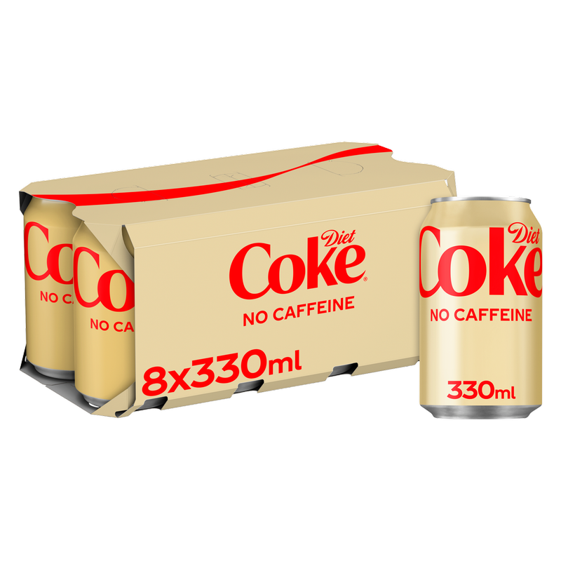 Coca-Cola Diet Caffein Free, 8 x 330ml