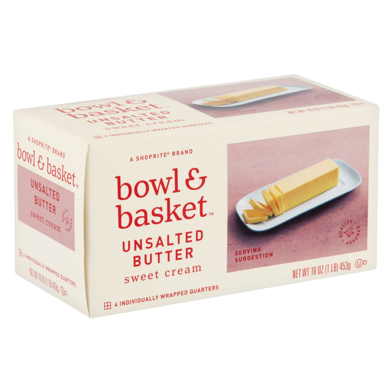 Bowl & Basket Unsalted Sweet Cream Butter - 1lb