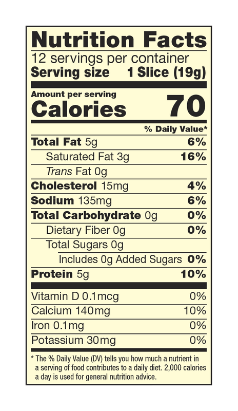 Sargento Natural Provolone Sliced Cheese - 12 slices