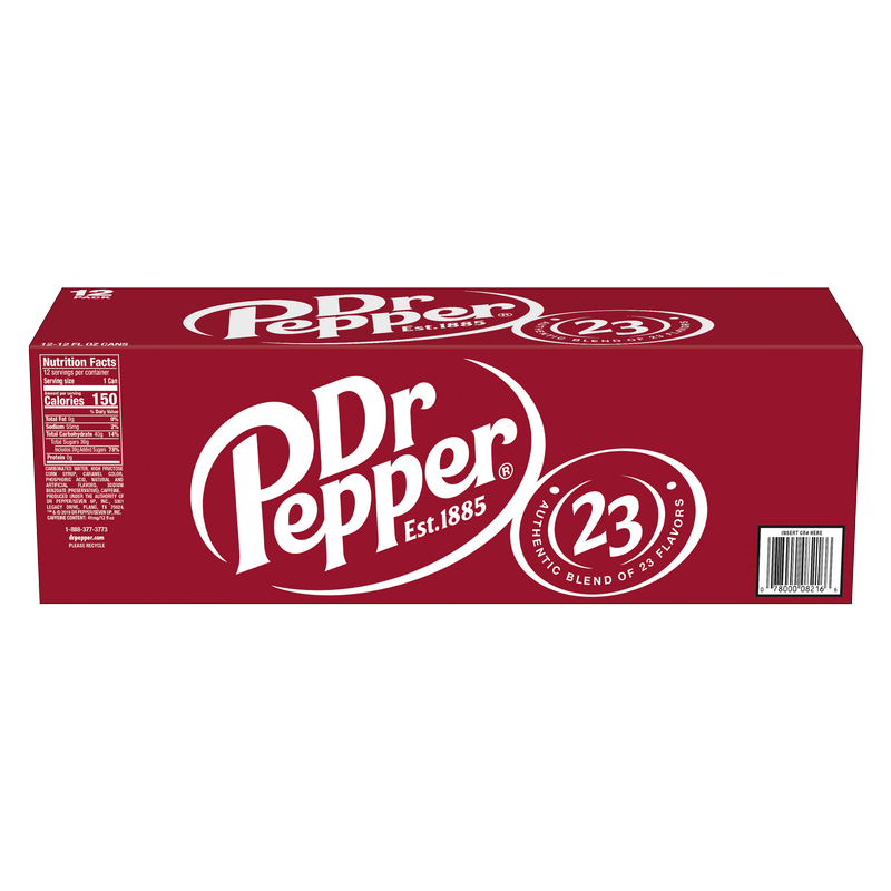 Dr Pepper 12pk 12oz Can