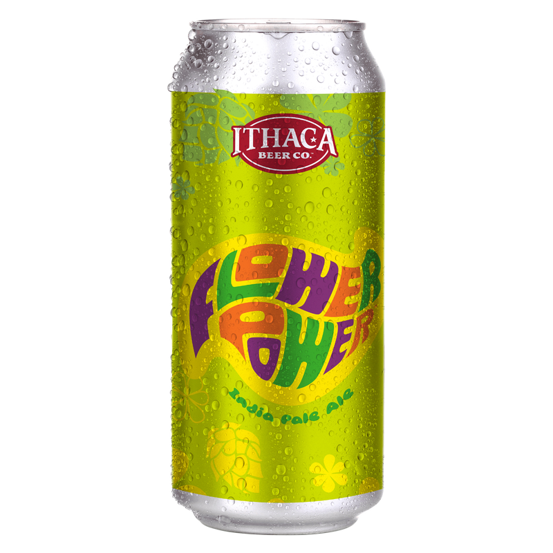 Ithaca Beer Company Flower Power IPA 19.2oz Can 7.2% ABV