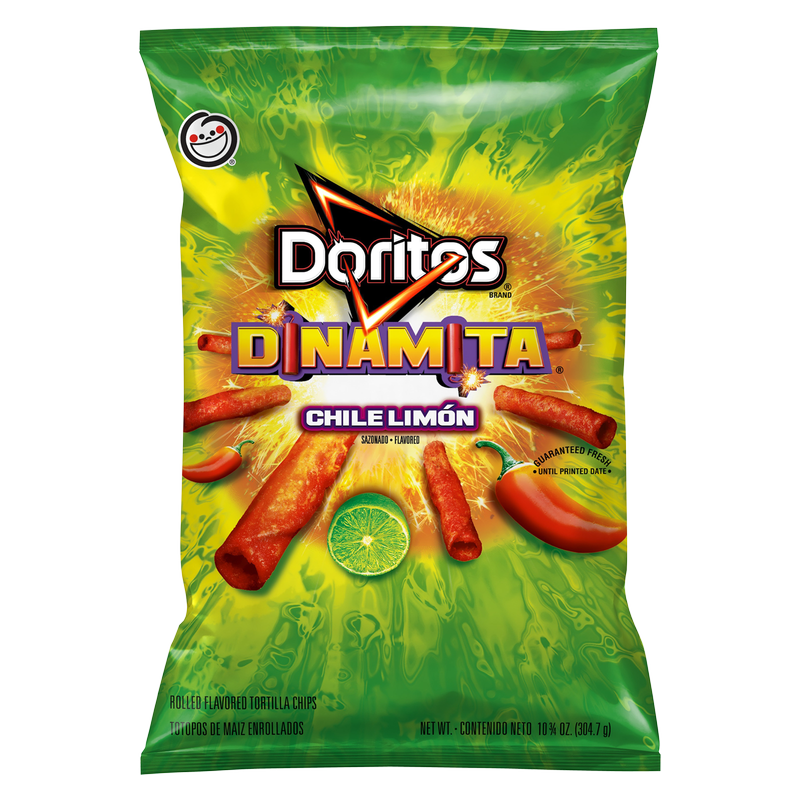 Doritos Dinamita Chile Limon Rolled Tortilla Chips 10.75oz