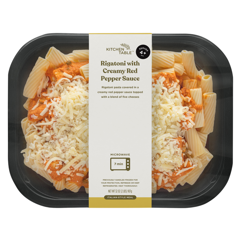 Kitchen Table Rigatoni with Creamy Red Pepper Sauce (Family Size