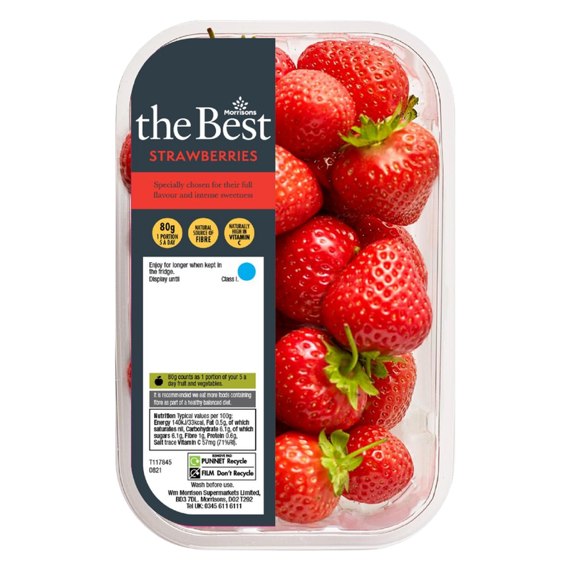 Morrisons The Best Strawberries, 300g