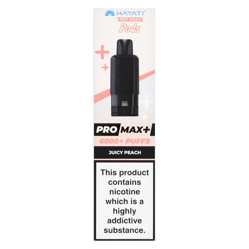 Hayati Pro Max 6000 Pods Juicy Peach 20mg/ml, 1pcs