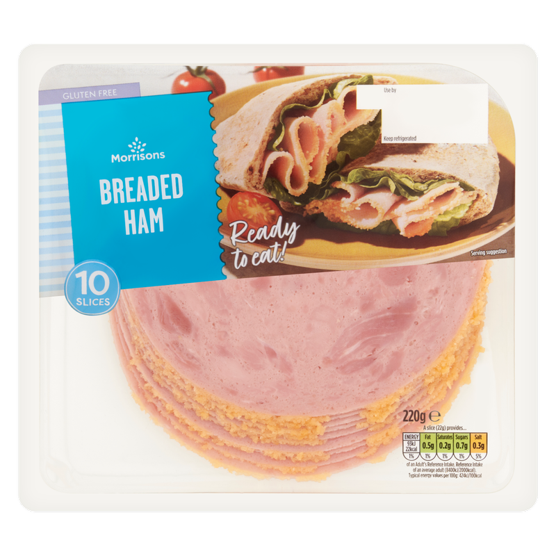 Morrisons Breaded Ham, 220g