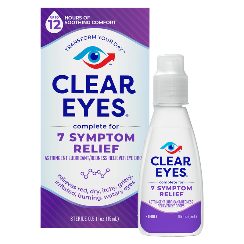 Clear Eyes Complete 7 Symptom Relief Eye Drops 0.5oz