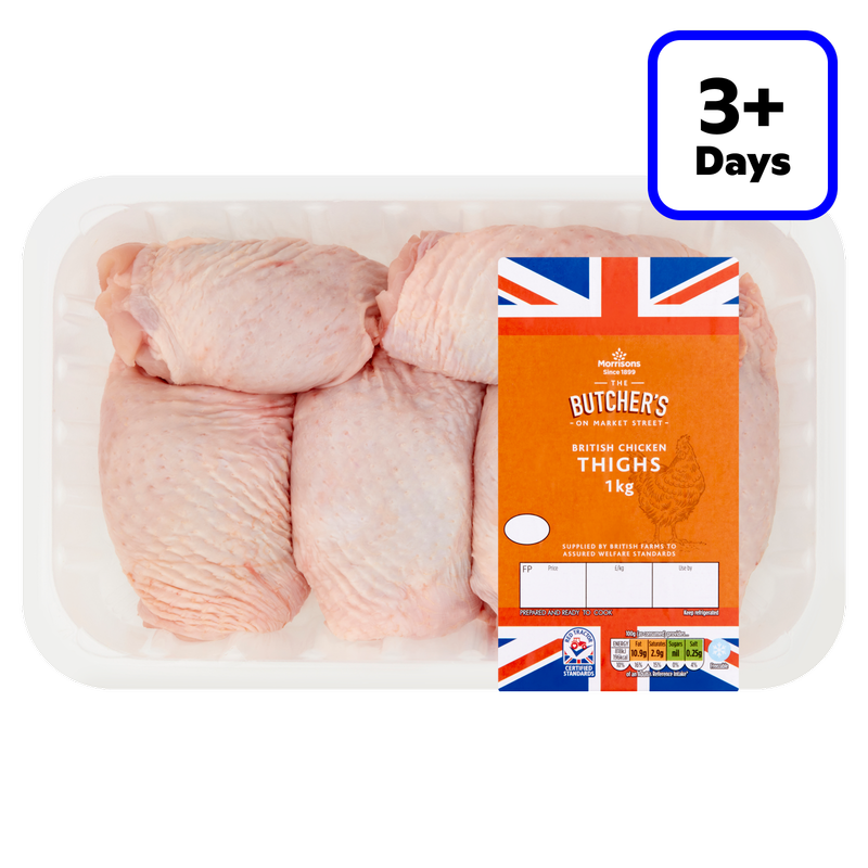 Morrisons British Chicken Thighs, 1kg