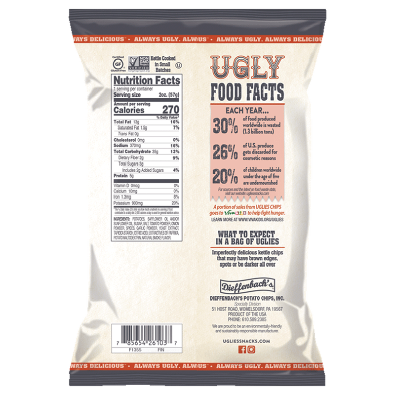 Uglies Kettle Cooked Barbecue Potato Chips 2oz