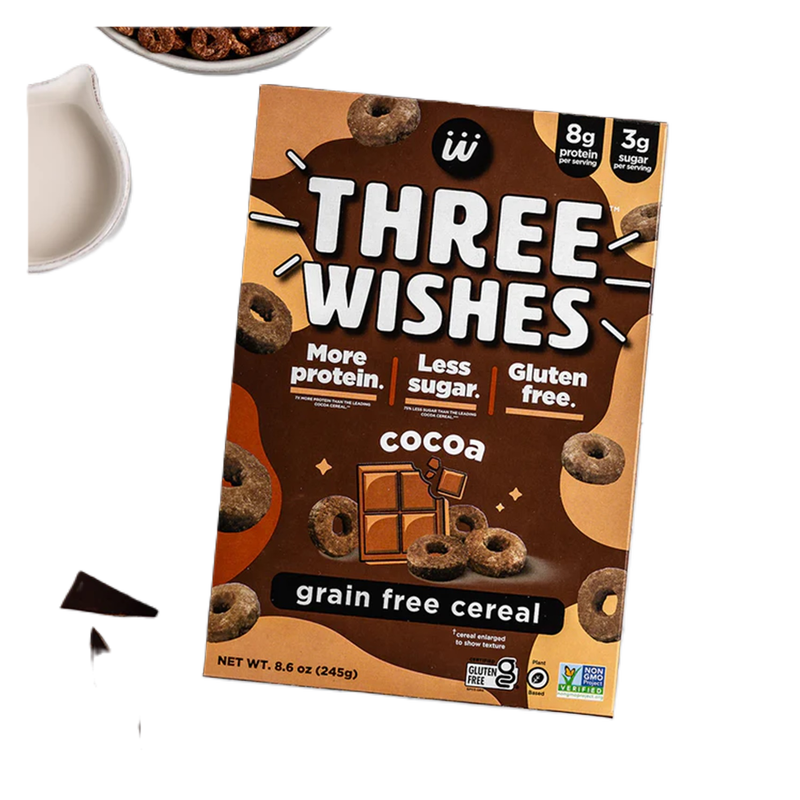 Three Wishes Grain Free Cereal Cocoa 8.6oz