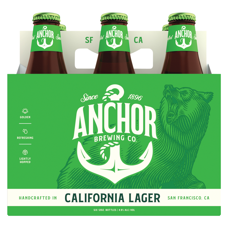 Anchor Brewing California Lager 6pk 12oz Btl