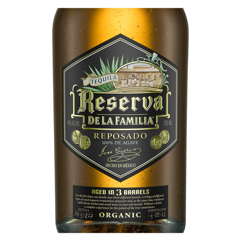 Reserva de la Familia by Jose Cuervo Organic Reposado Tequila 750ml (80 Proof)