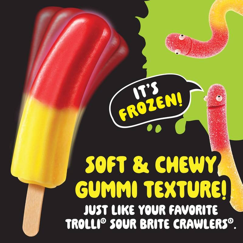 Trolli Cherry Lemon Frozen Gummi Pops, 10ct