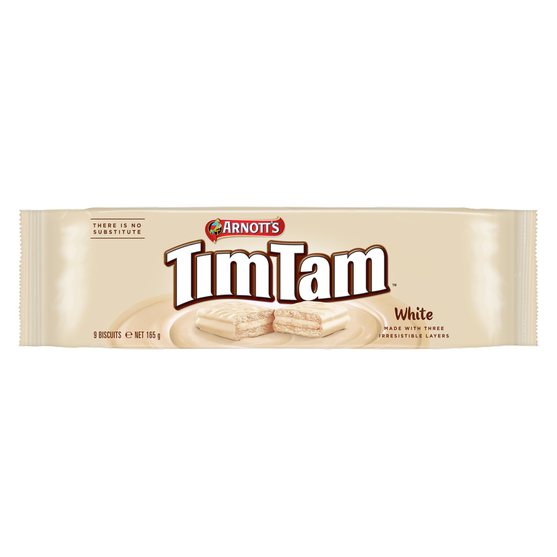 Tim Tam White Biscuit Bar, 165g