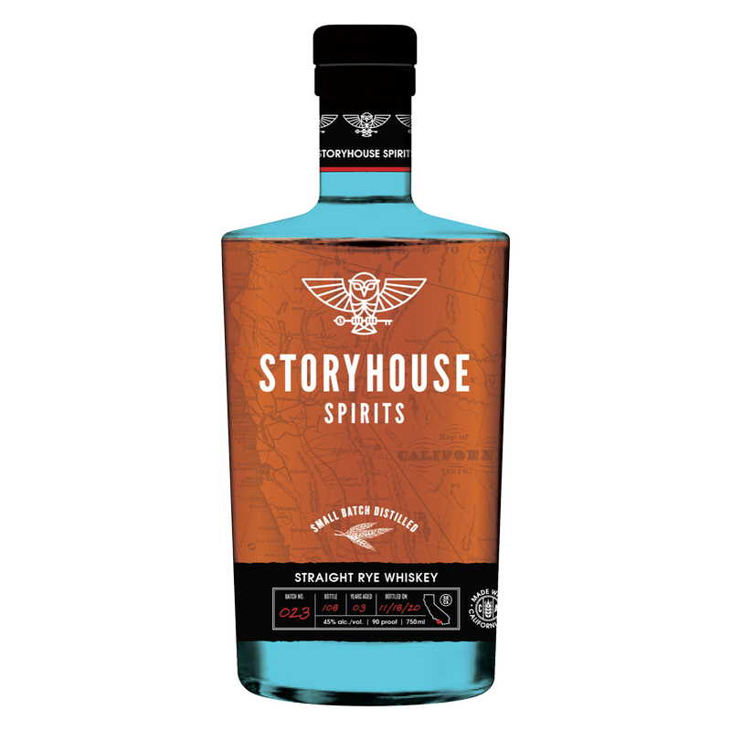 Storyhouse Straight Rye Whiskey 750ml (90 proof)