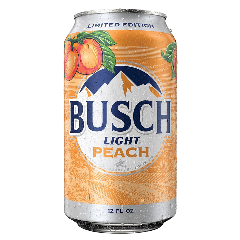 Busch Light Peach 12pk 12oz Can 4.1% ABV