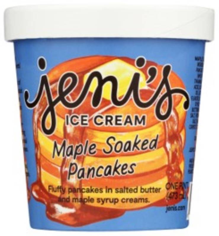 Jeni's Maple Soaked Pancakes Ice Cream Pint