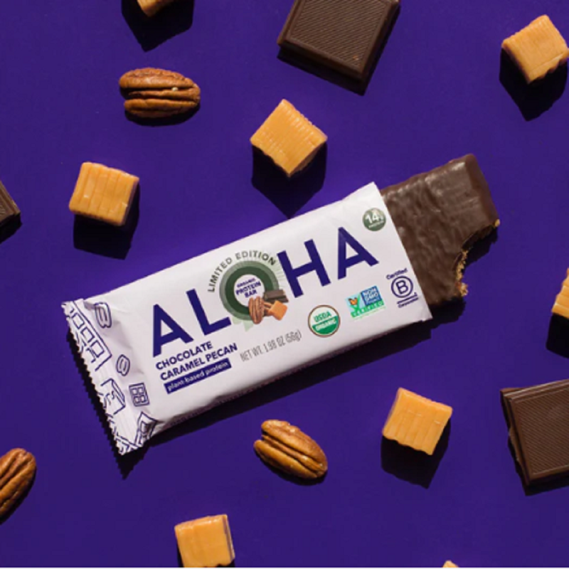 Aloha Caramel Chocolate Pecan Protein Bar 1.98oz