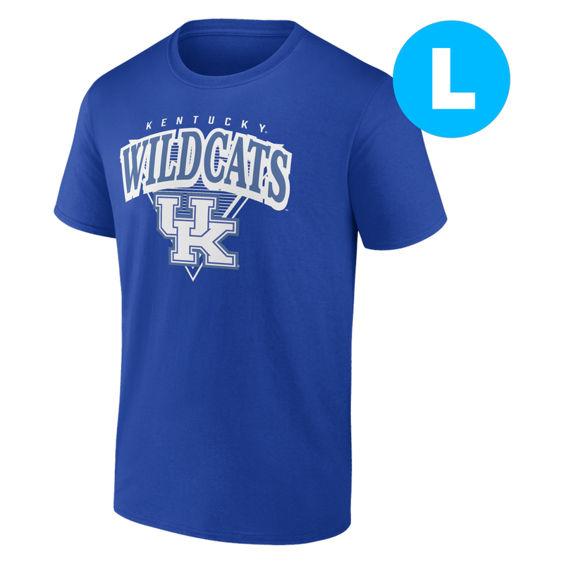 University of Kentucky Fundamentals Cotton Modern Tri Short Sleeve Tee-Size Large