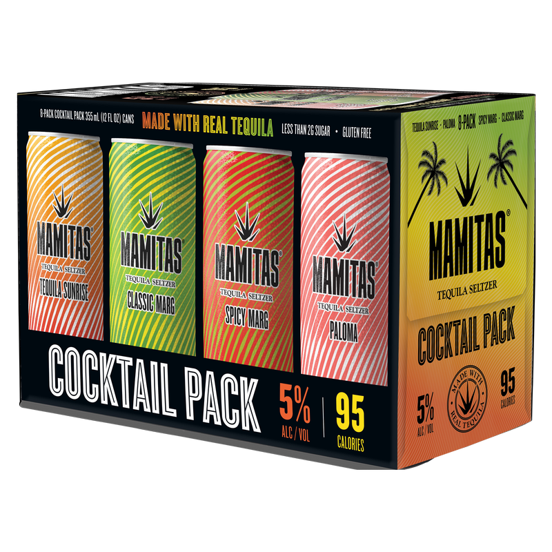 Mamitas Cocktail Variety Pack 8pk 12oz Can 5% ABV