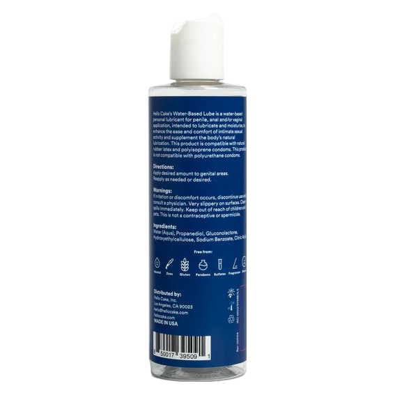 Hello Cake Water-based Lube 8oz