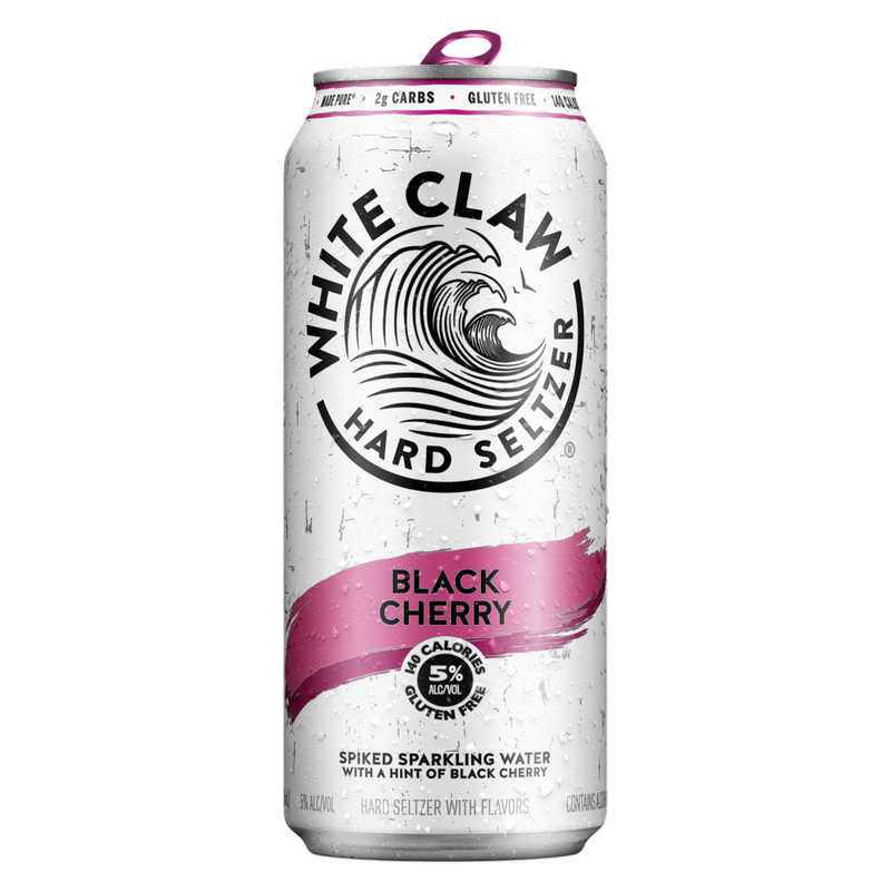 White Claw Black Cherry Single 16oz Can 5.0% ABV