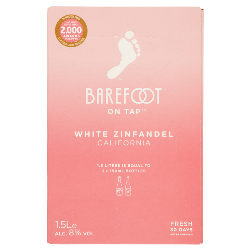 Barefoot White Zinfandel, 1.5L
