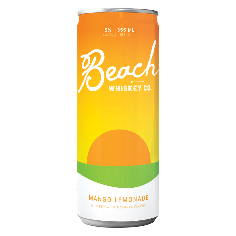 Beach Whiskey Mango Lemonade Rtd 355ml Can 5% ABV