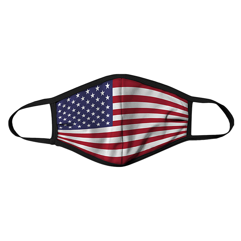 PrintedKicks USA Flag Face Cover 1ct