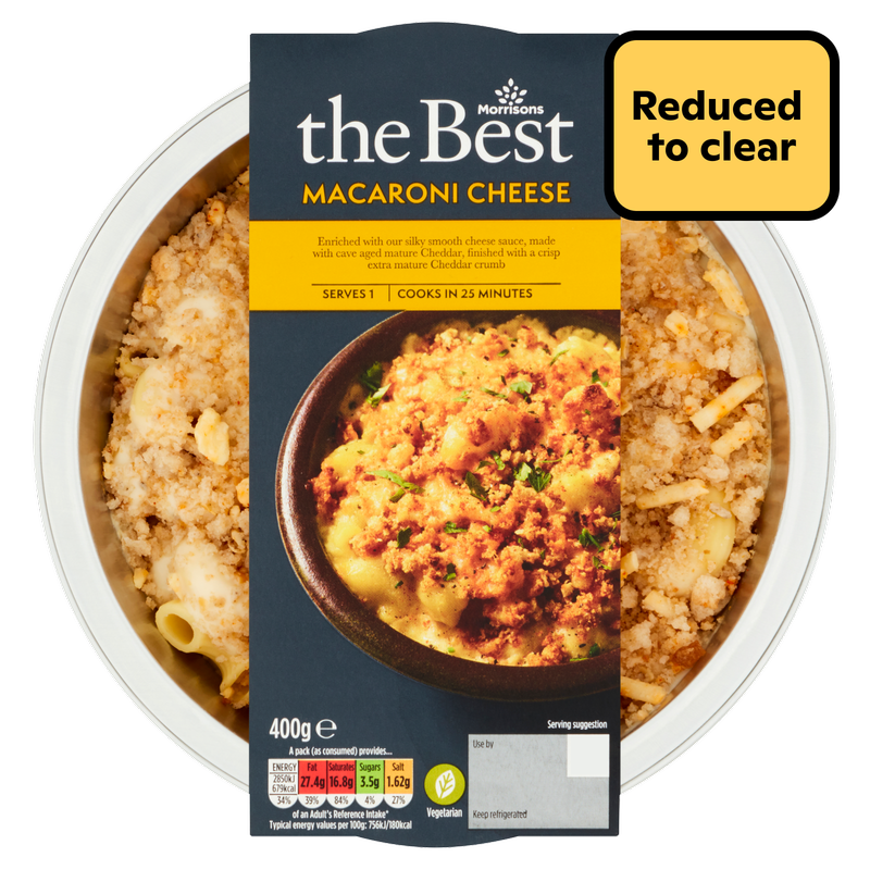 Reduced - Morrisons The Best Macaroni Cheese, 400g