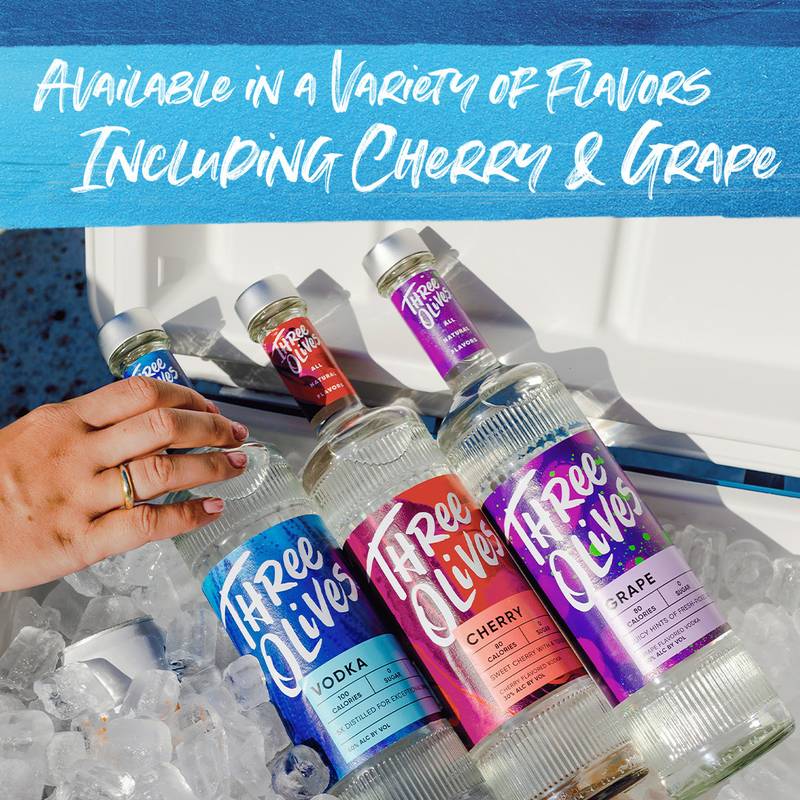 Three Olives Vodka Blueberry 750ml (60 Proof)