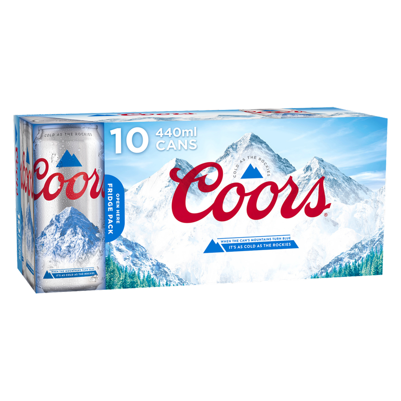 Coors Lager, 10 x 440ml