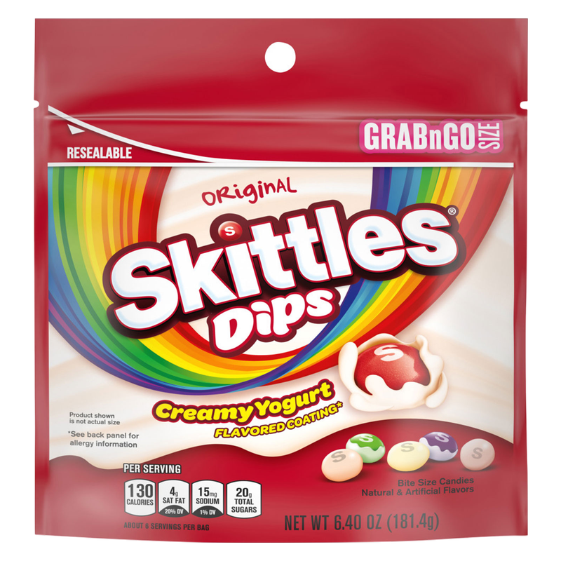 Skittles Yogurt Dipped Share Size 6.4oz