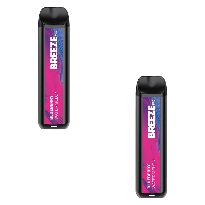2 Breeze Pro Blueberry Watermelon Disposable Vape-2000 Puffs