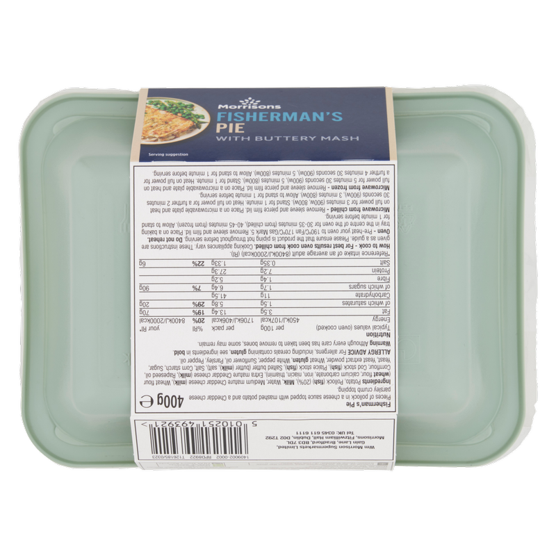 Morrisons Fisherman's Pie with Buttery Mash, 400g