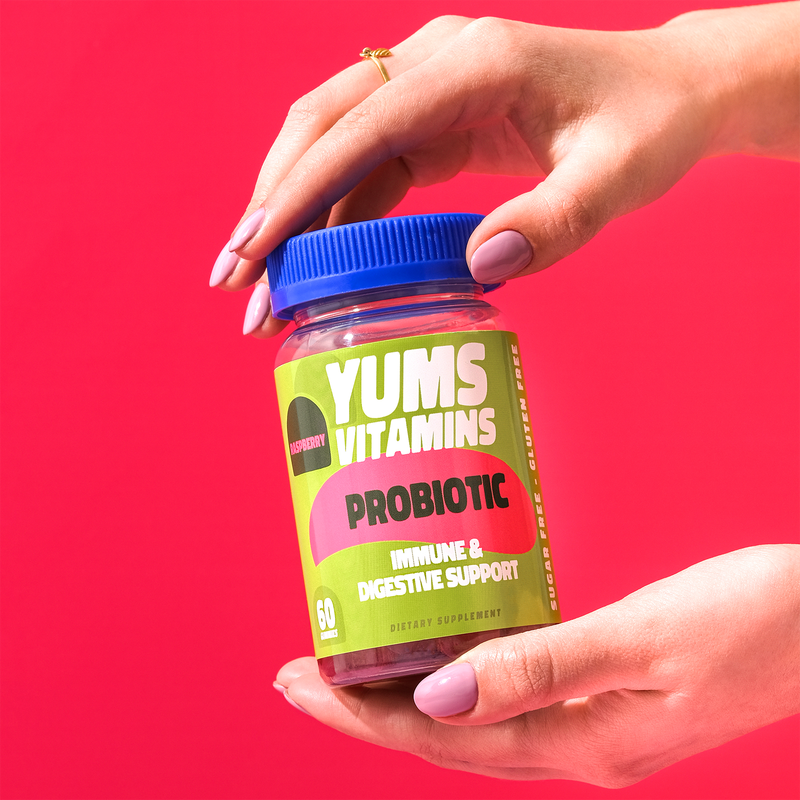 Yums Vitamins Sugar Free Probiotic Gummies 60ct
