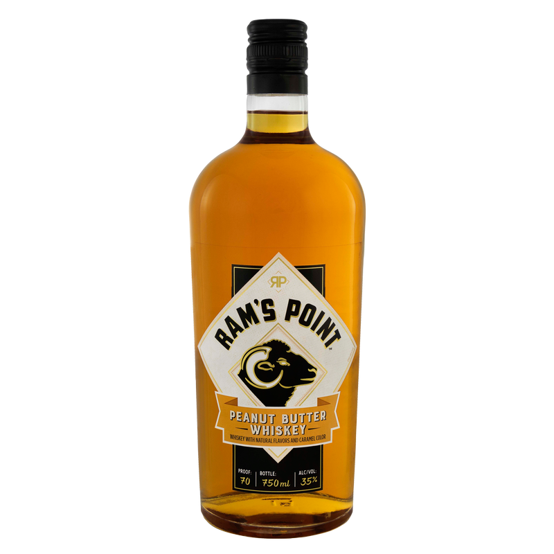 Rams Point Peanut Butter Whiskey 50ml  (70 proof)
