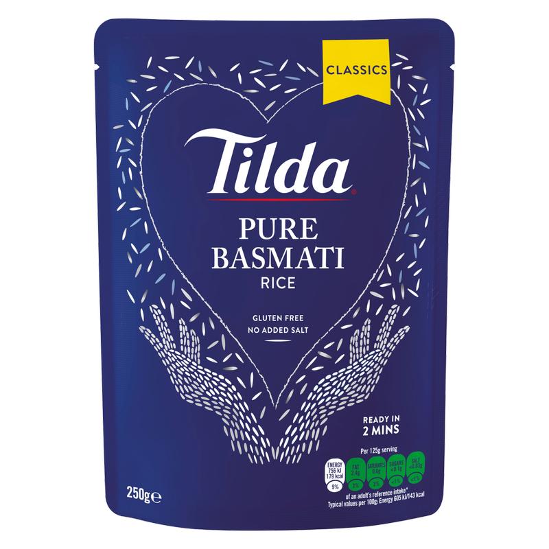 Tilda Microwave Basmati Rice, 250g