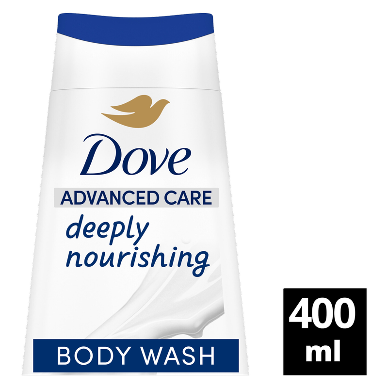 Dove Deeply Nourishing Advanced Body Wash Shower Gel, 400ml