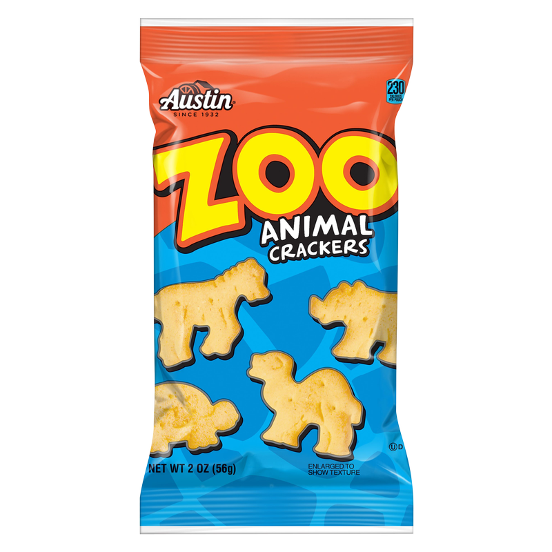 Austin Zoo Animal Crackers 2oz